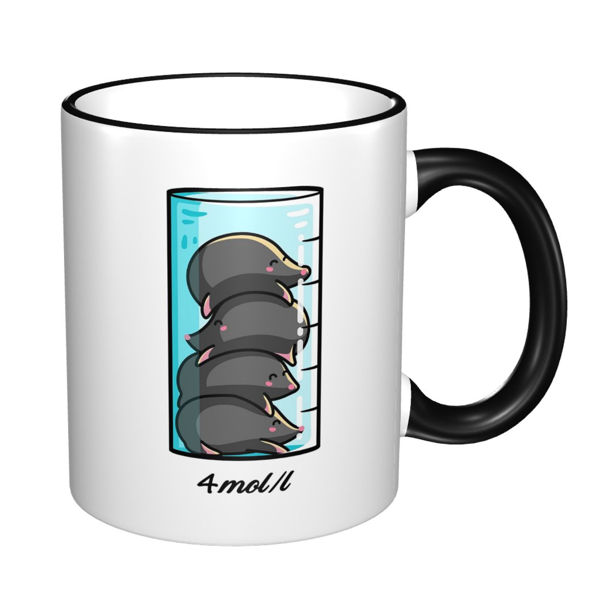 Coffee Tea Jokes - Kubek z żartem o chemii: 4