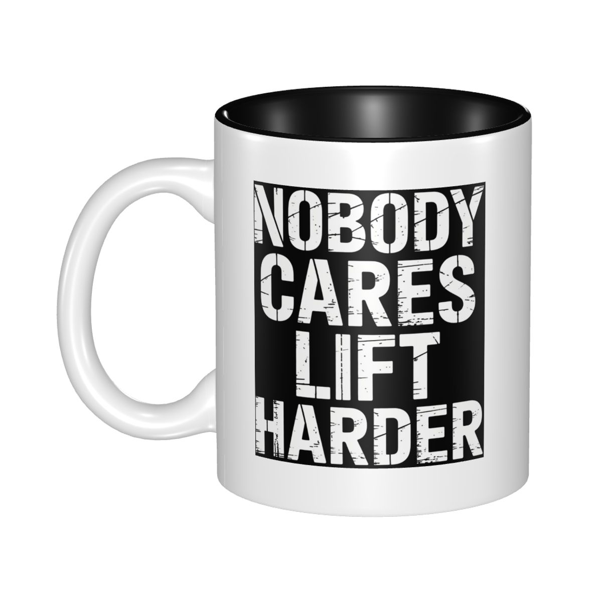 Coffee Tea Jokes - Zabawny kubek z żartem o podnoszeniu