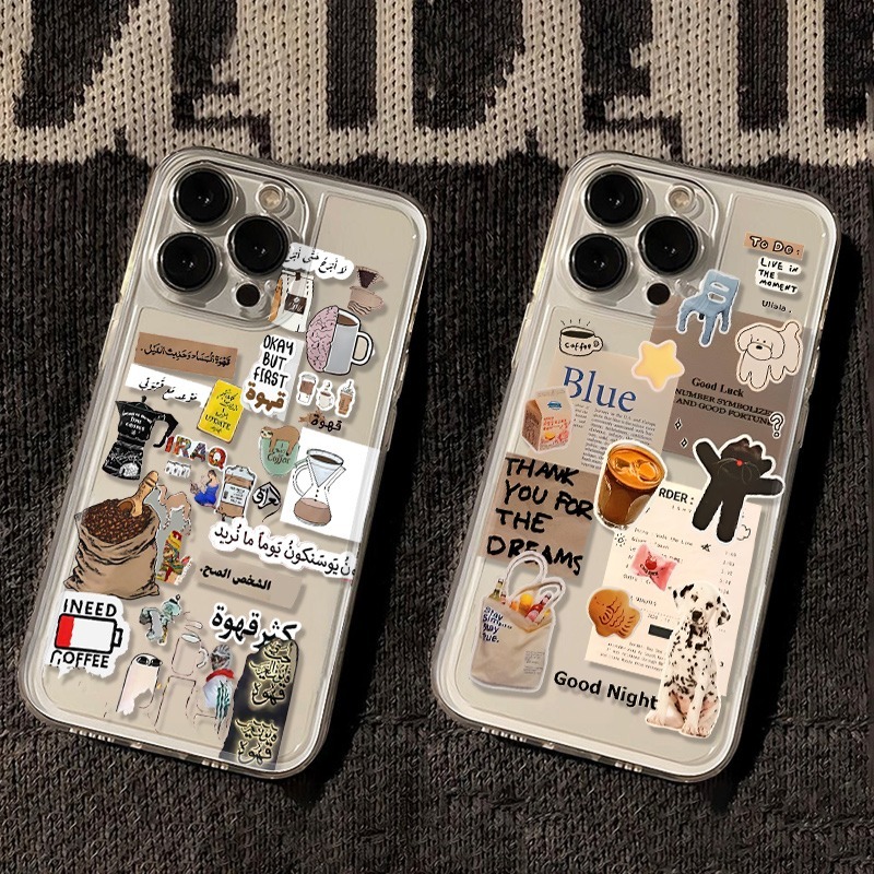 Coffee & Tea Restaurant - Etui na telefon z motywem kawy