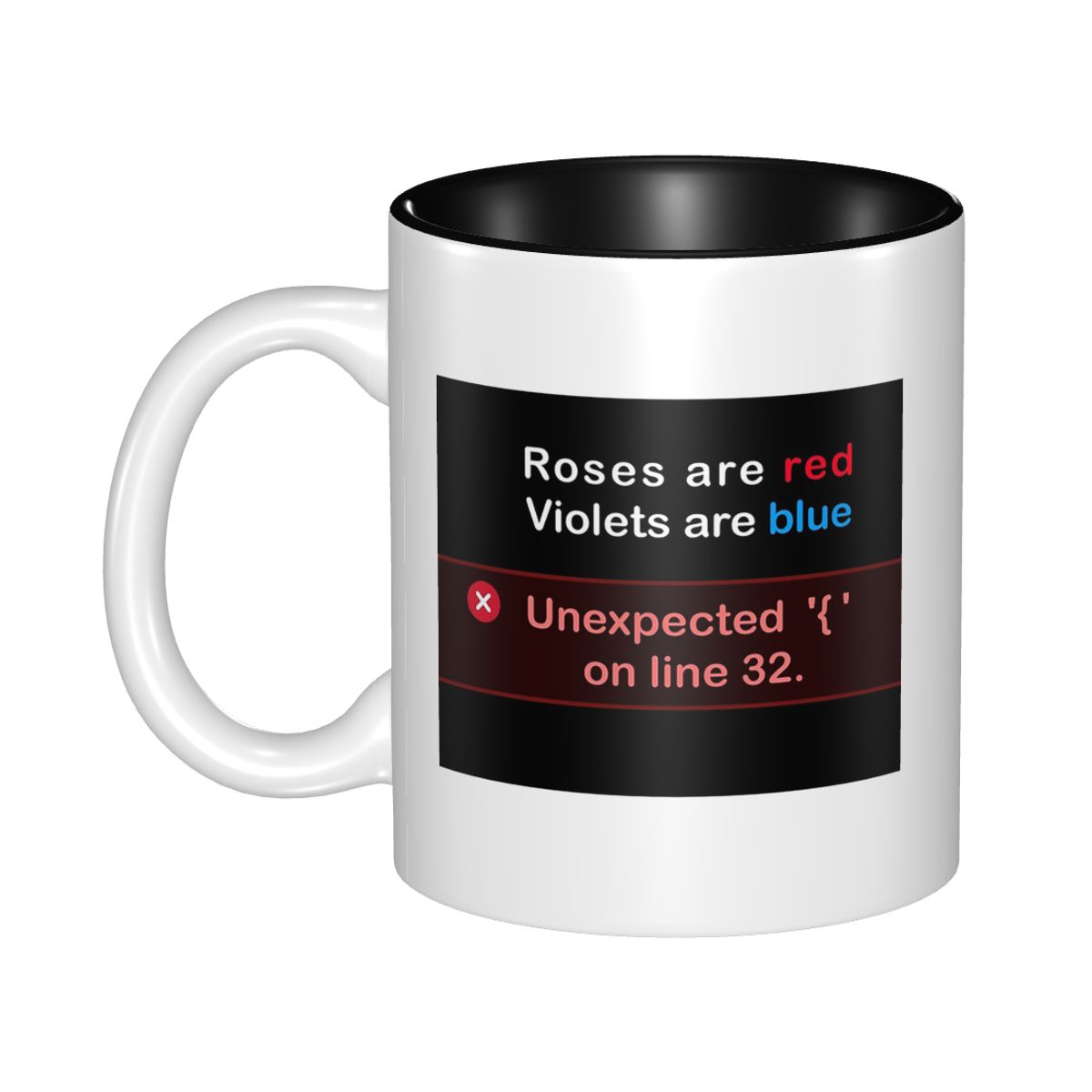 Coffee Tea Jokes - Kubek dla programisty, śmieszny kubek ceramiczny