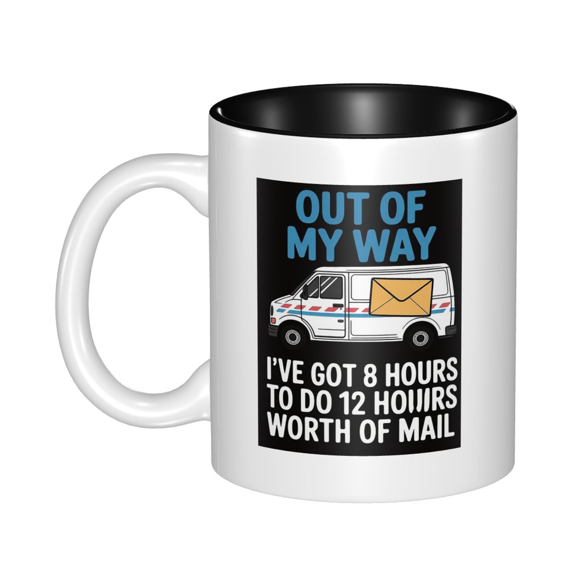 Coffee Tea Jokes - Żart dla pracownika poczty, dla kuriera,