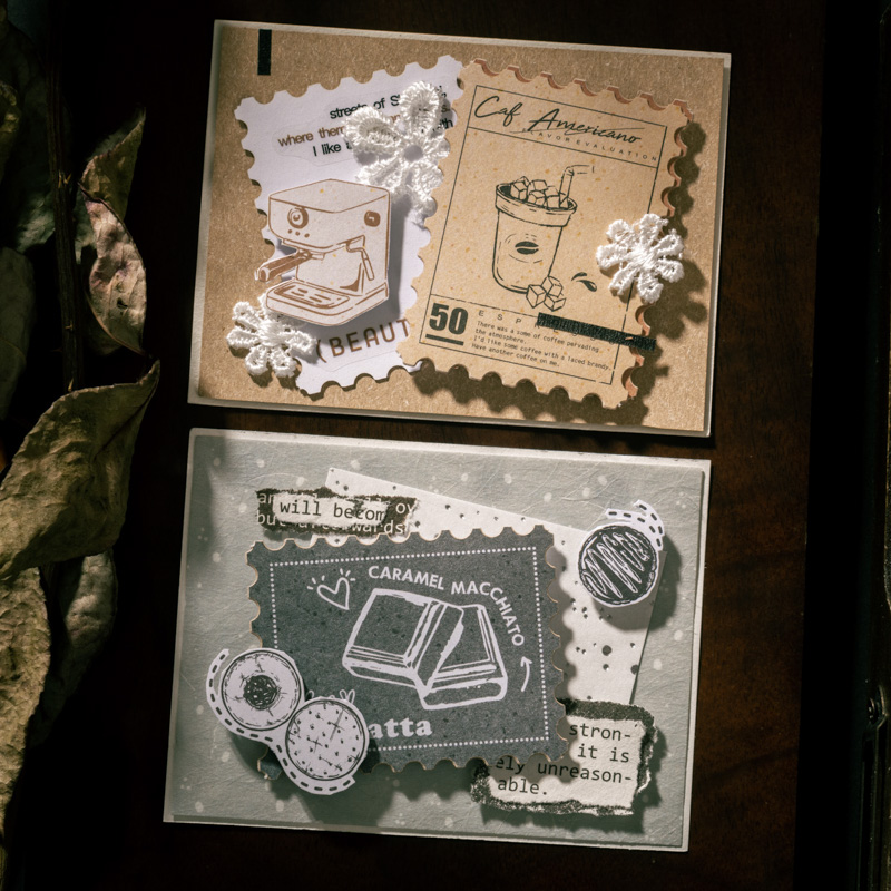 Coffee Tea Journal - Zestaw naklejek do dziennika GO 45