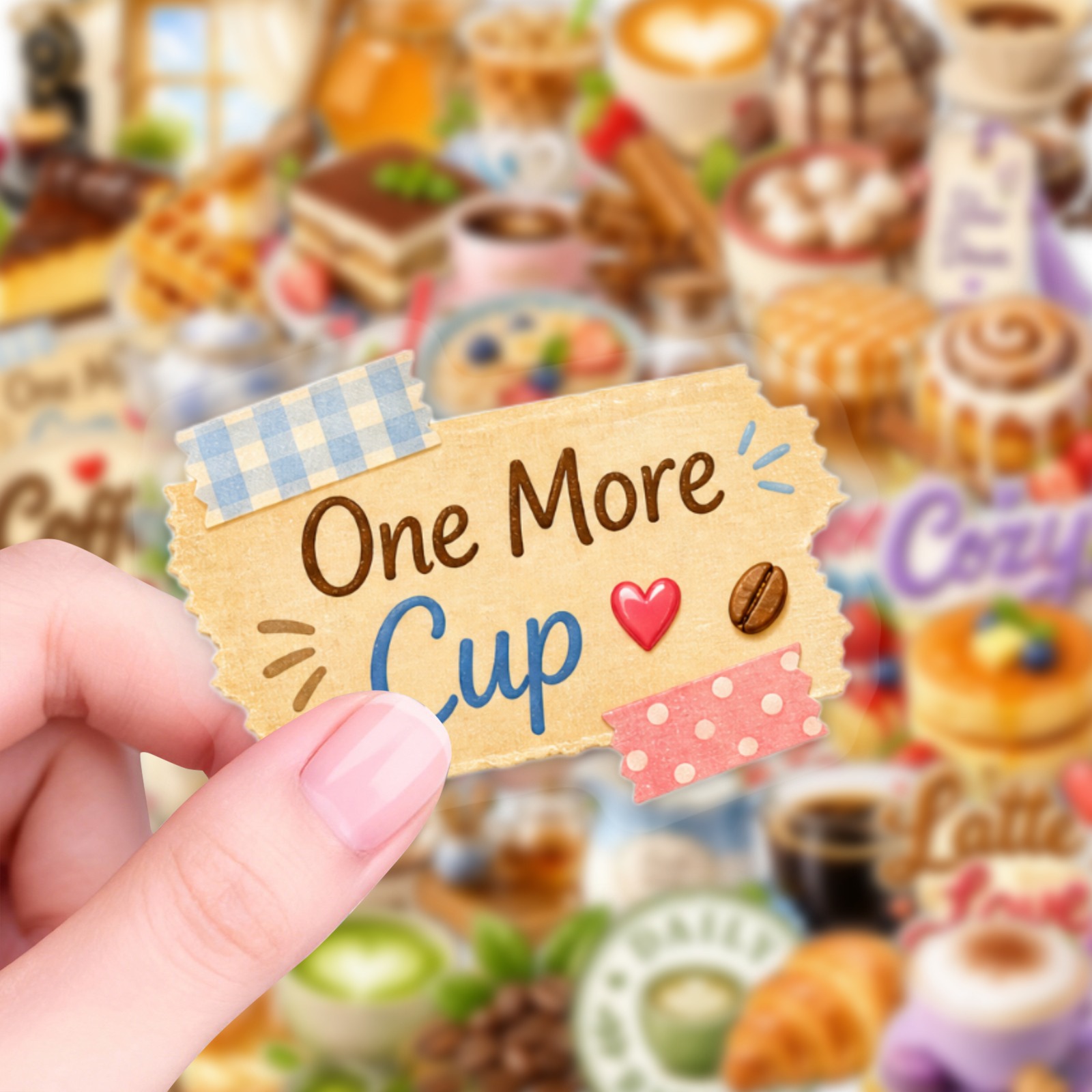 50 szt. Naklejki na popołudnio – Coffee Tea Journal recenzja i cena