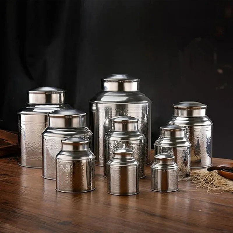 Duży pojemnik na herbatę ze st – Tea Coffee Sugar Container recenzja i cena