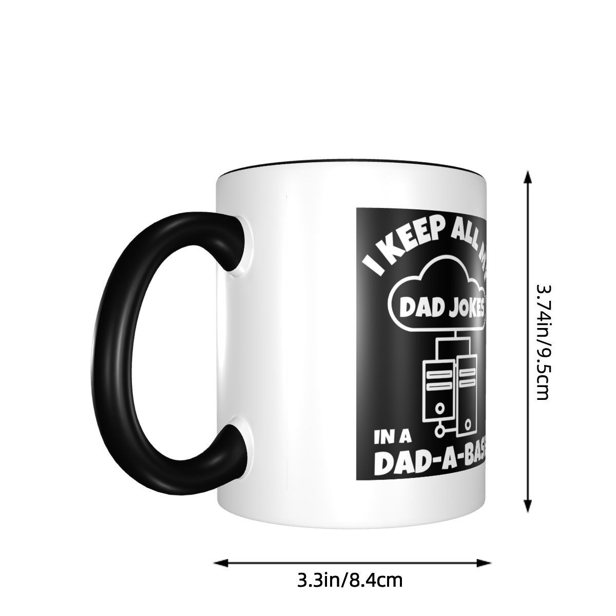 Kubek z dowcipami o tacie, w k – Coffee Tea Jokes recenzja i cena