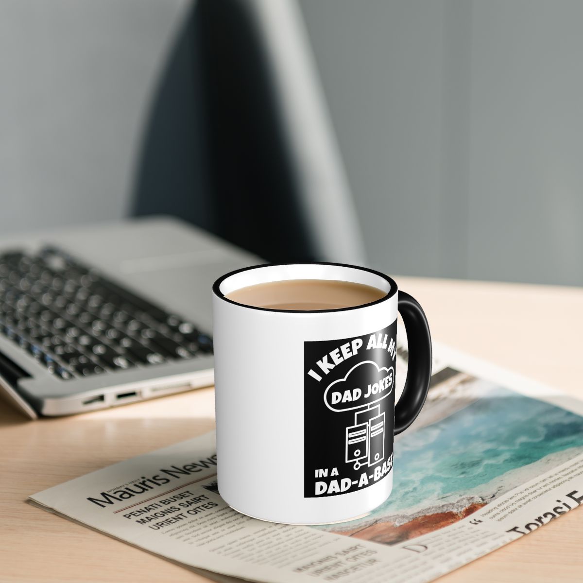 Kubek z dowcipami o tacie, w k – Coffee Tea Jokes recenzja i cena