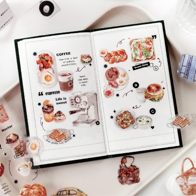 Naklejki PET w stylu vintage:  – Coffee Tea Journal recenzja i cena