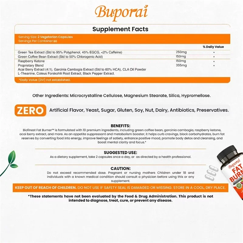 Kapsułki spalające tłuszcz - z – Coffee Tea For Weight Loss recenzja i cena
