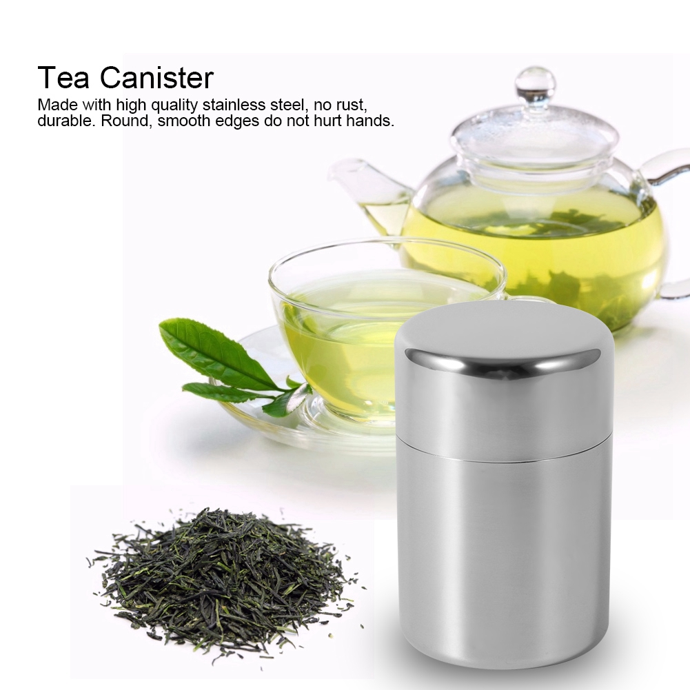 Puszki liść herbaty ze stali n – Tea Coffee Sugar Container recenzja i cena