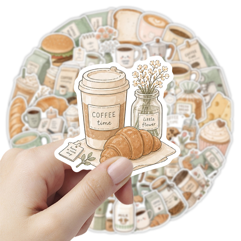 10/30/50 szt. Naklejki Graffit – Coffee Tea Journal recenzja i cena