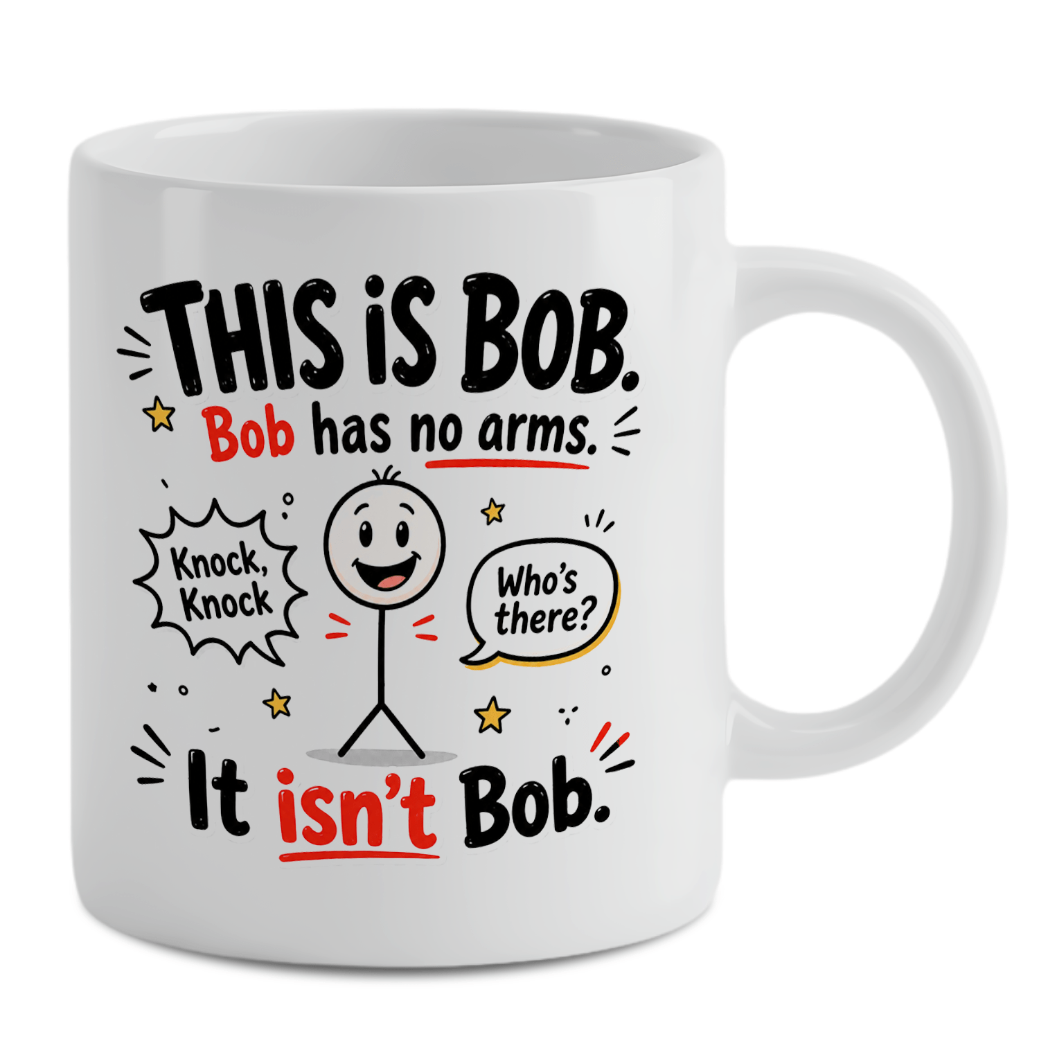 Zabawny biały ceramiczny kubek – Coffee Tea Jokes recenzja i cena