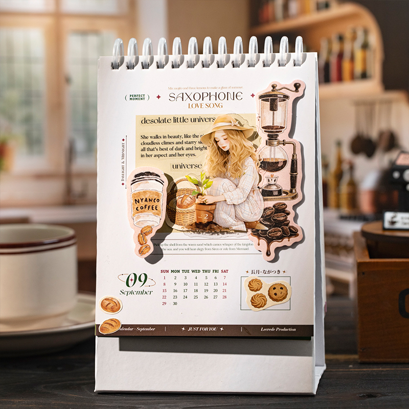 Zestaw naklejek w stylu vintag – Coffee Tea Journal recenzja i cena