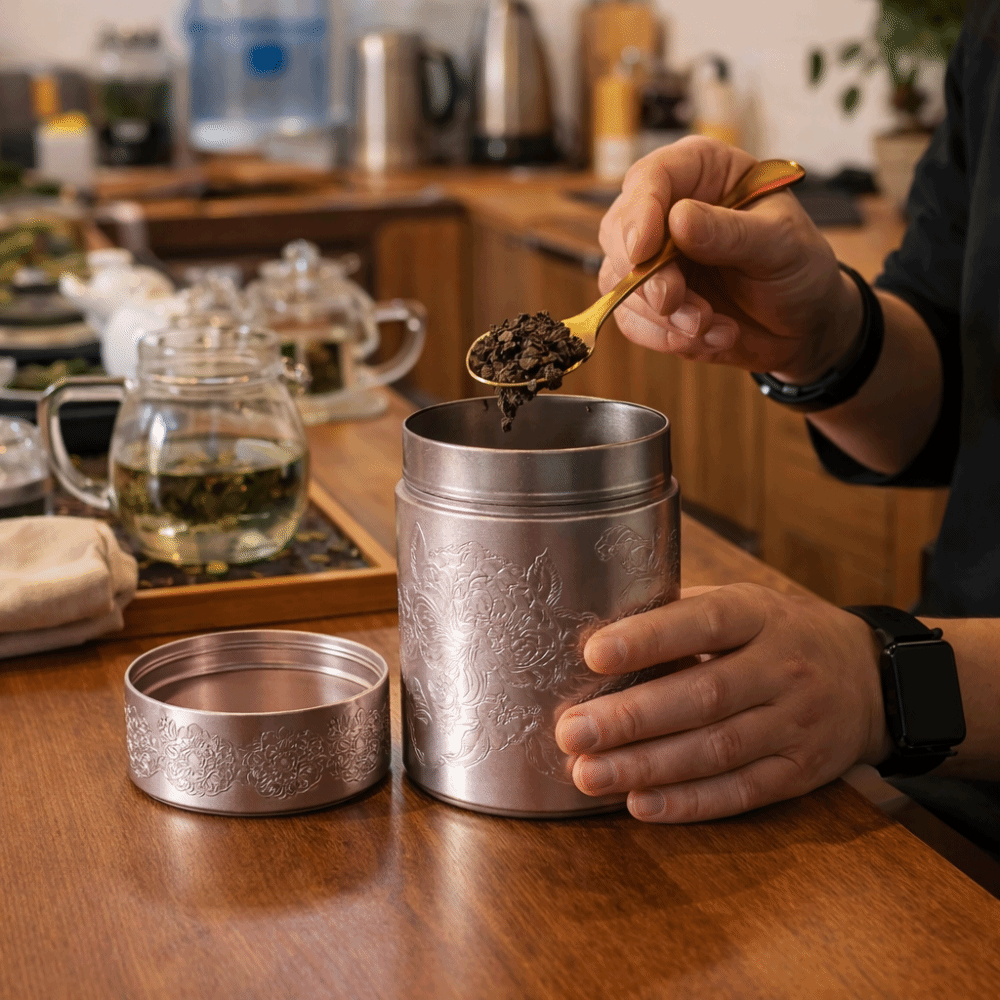 Szczelna puszka, pogrubiona mi – Tea Coffee Sugar Container recenzja i cena
