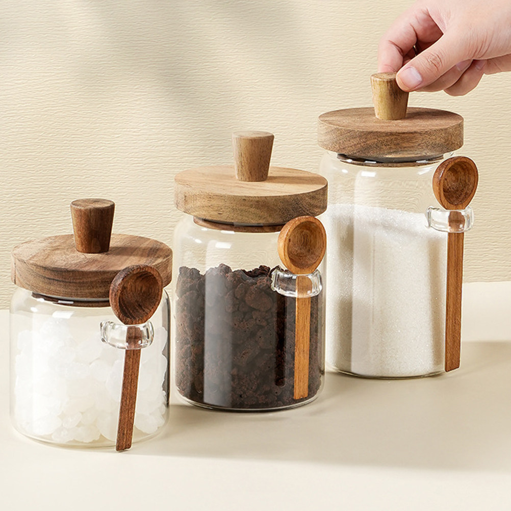 Szklany słoik do przechowywani – Tea Coffee Sugar Container recenzja i cena