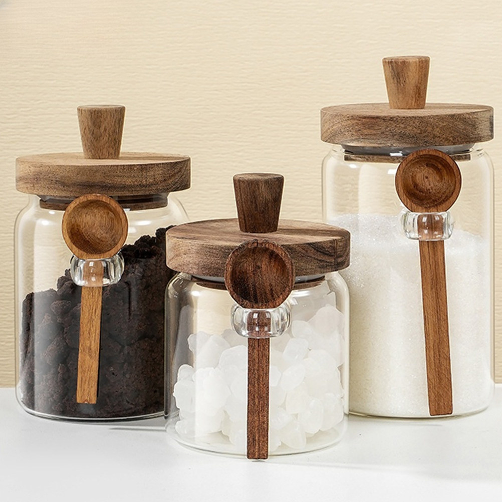 Szklany słoik do przechowywani – Tea Coffee Sugar Container recenzja i cena