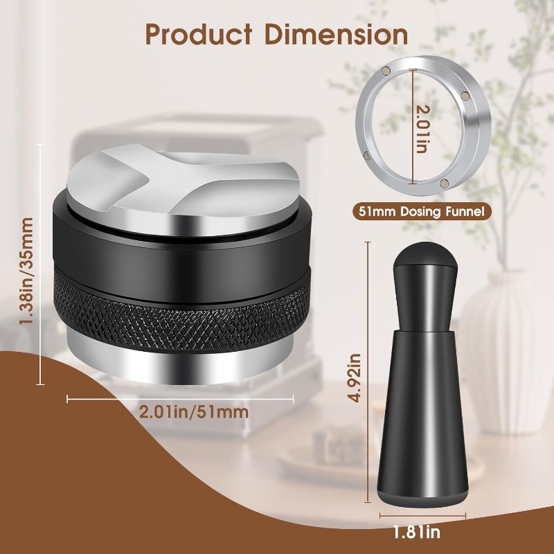 Zestaw do espresso 51/53/58mm, – Coffee Tamper Leveler recenzja i cena