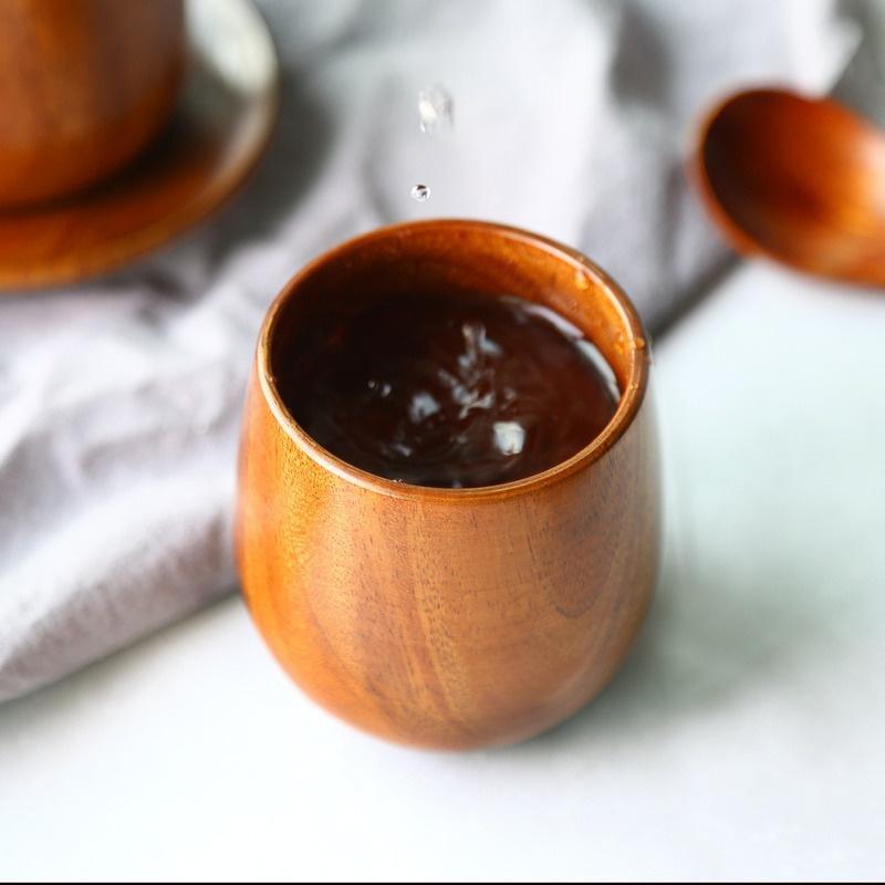 Nordic Big Belly Cup Drewniany – Mug Tea Coffee recenzja i cena