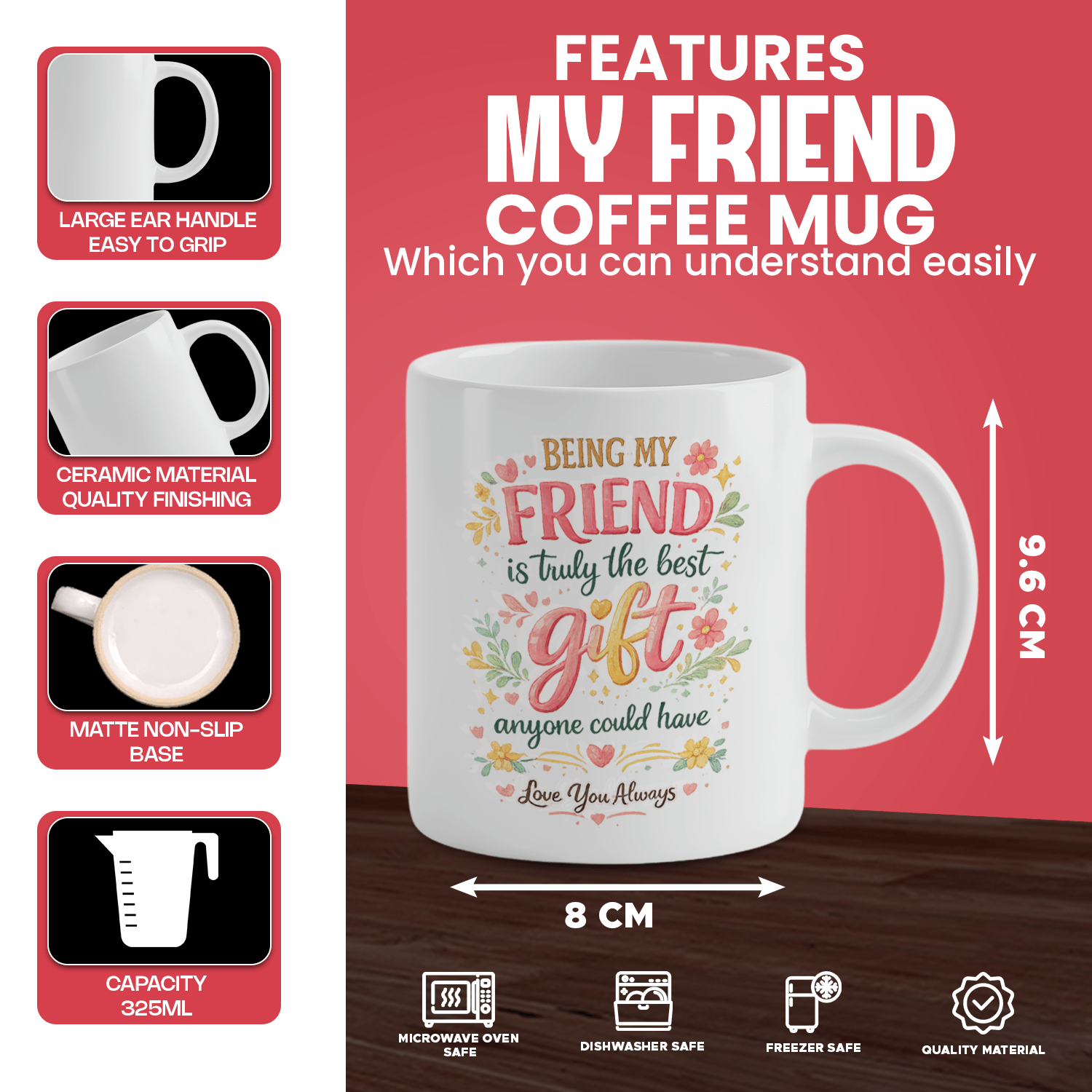 Kubek do kawy „Bycie moim przy – Coffee Tea Jokes recenzja i cena
