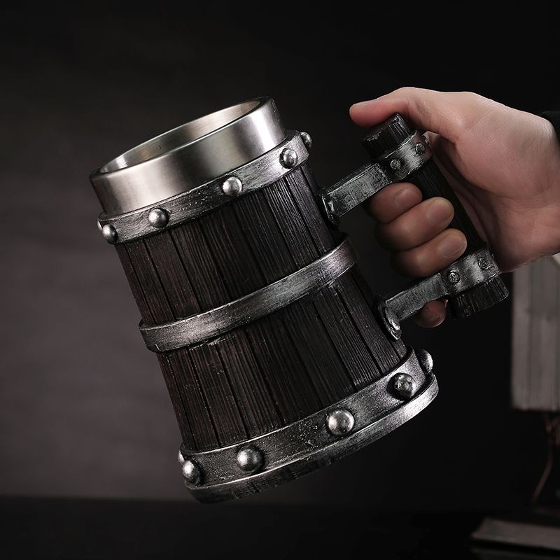 Kubek do piwa z żywicy i stali – Mug Tea Coffee recenzja i cena
