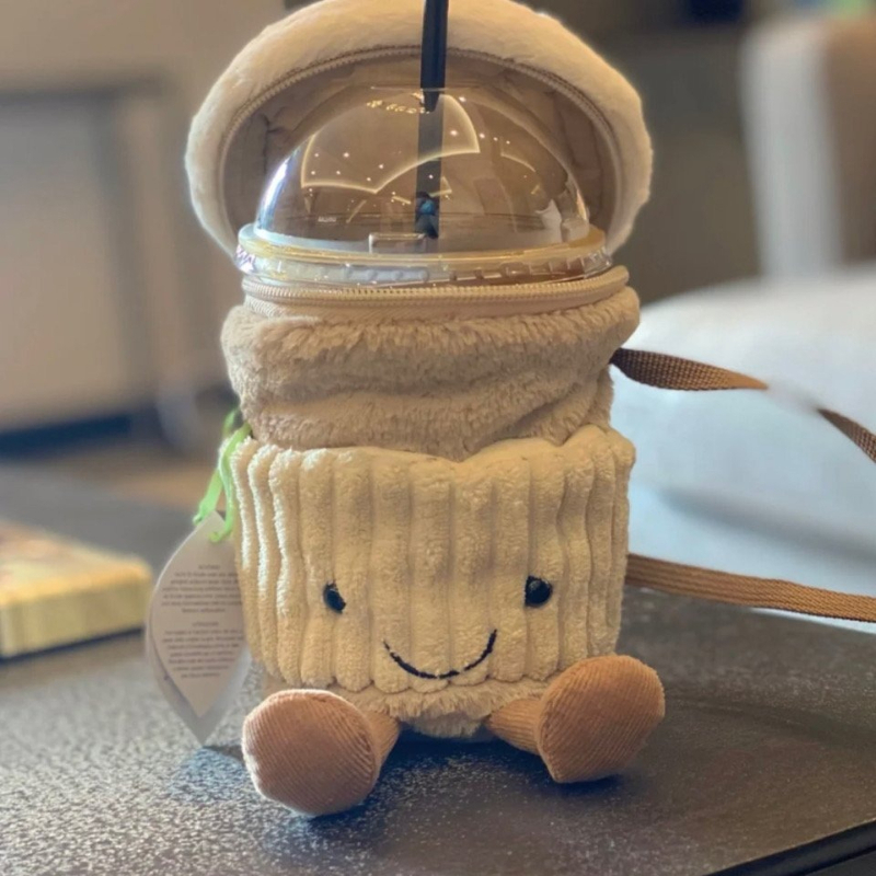 Torba na ramię z pluszową zawi – Coffee Tea Bags recenzja i cena