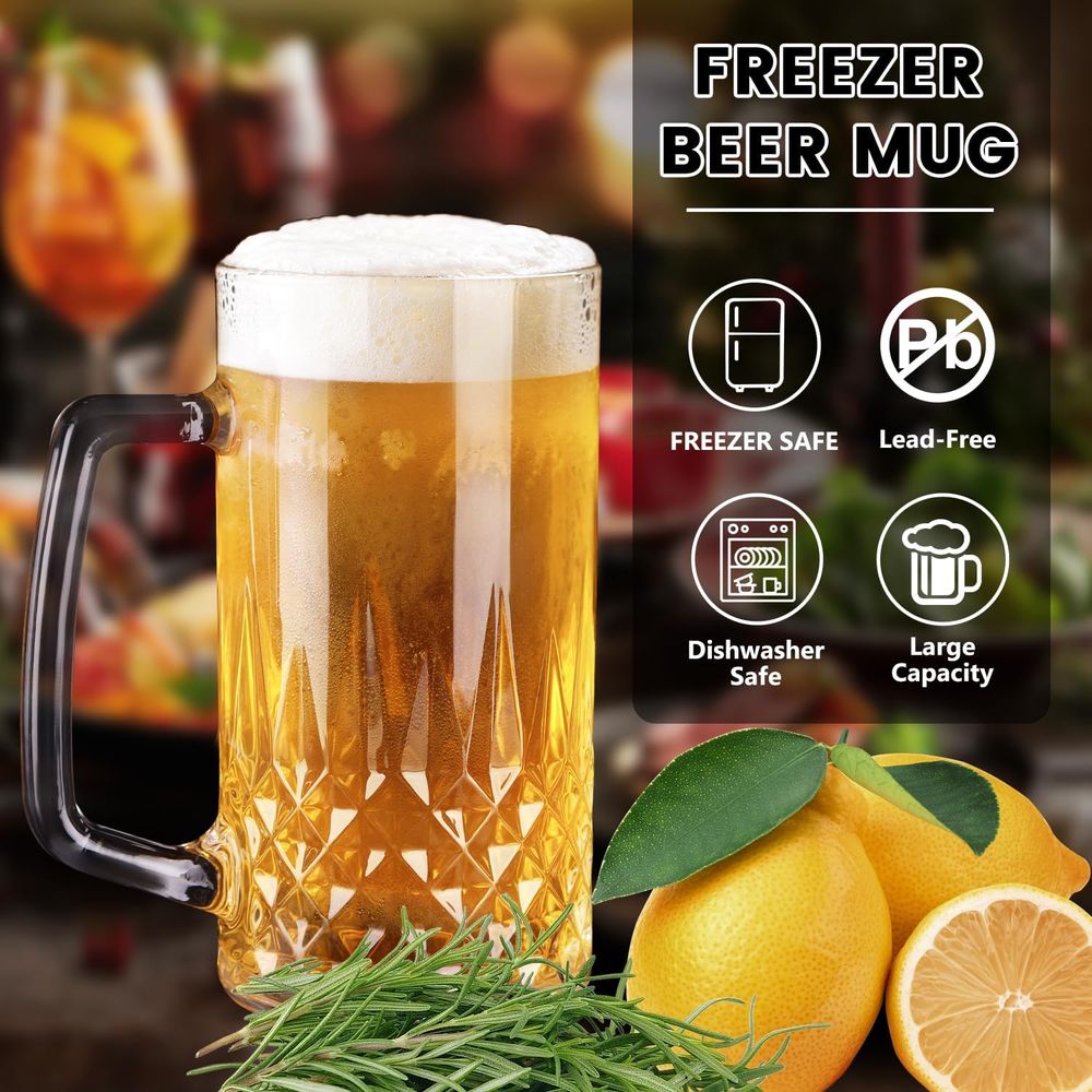 Zestaw 4 szklanych kufli o poj – Mug Tea Coffee recenzja i cena