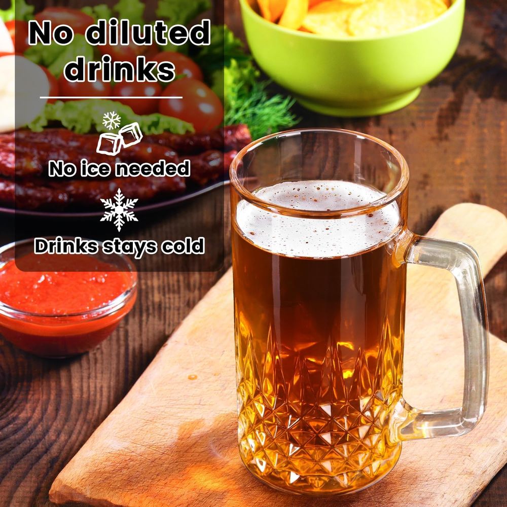 Zestaw 4 szklanych kufli o poj – Mug Tea Coffee recenzja i cena