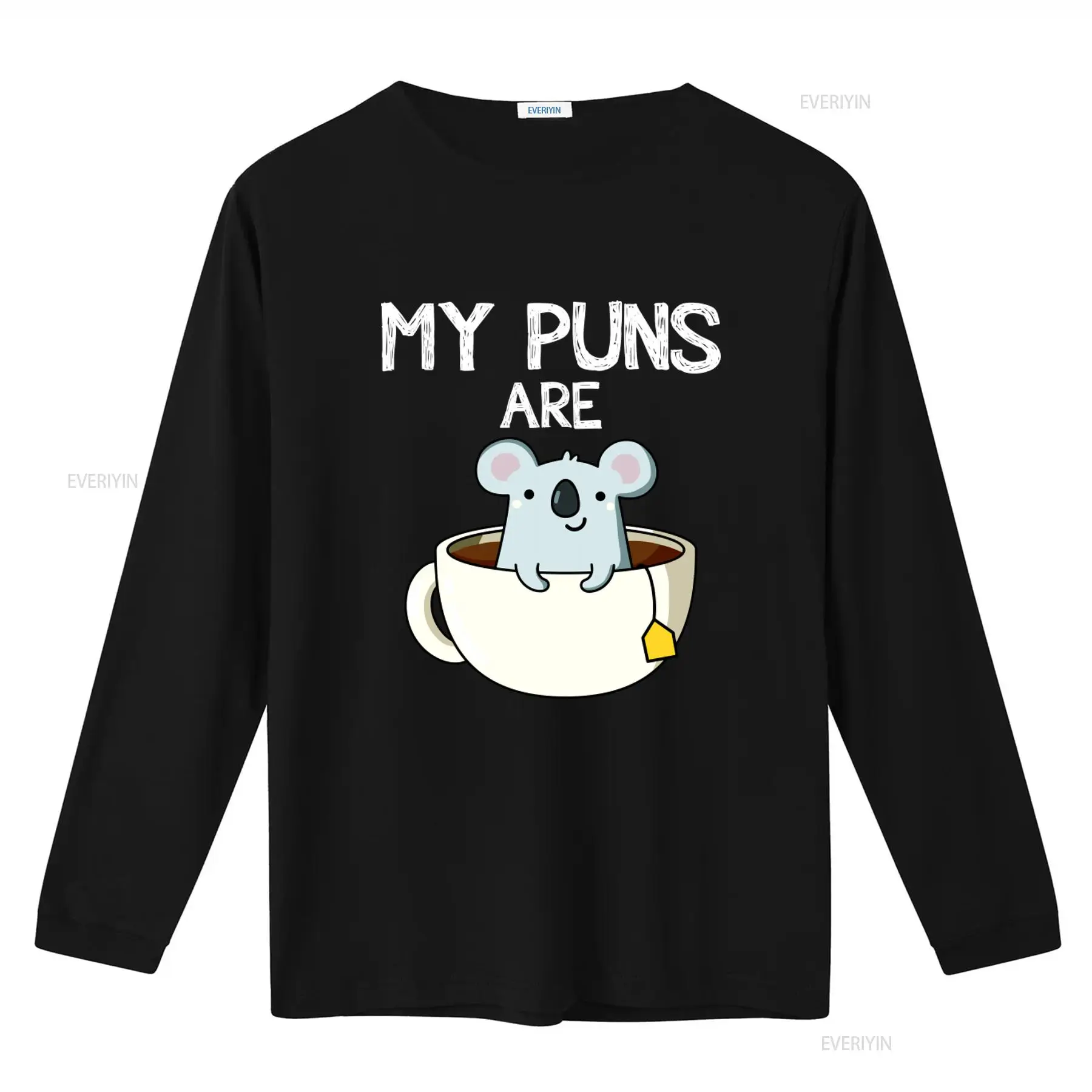 Zabawna koszulka z nadrukiem:  – Coffee Tea Jokes recenzja i cena