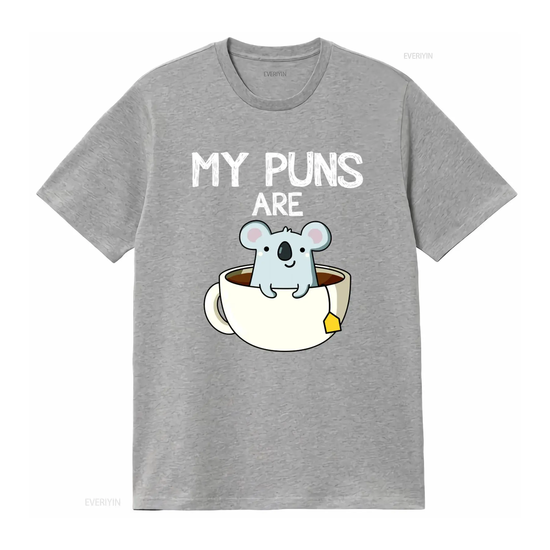 Zabawna koszulka z nadrukiem:  – Coffee Tea Jokes recenzja i cena